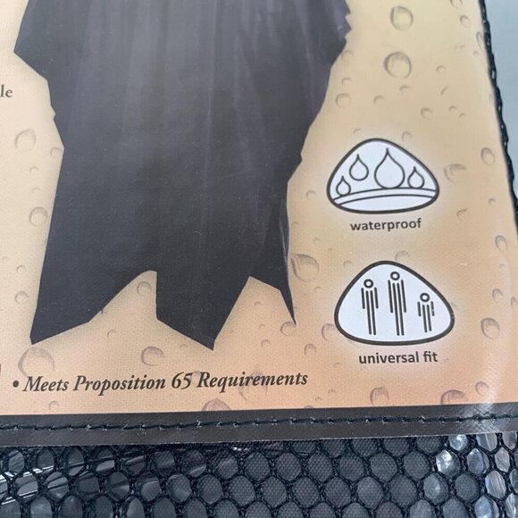 Bass Pro Shops Adult PVC Poncho Set of Two Black One Size Fits All NWT - Picture 5 of 7